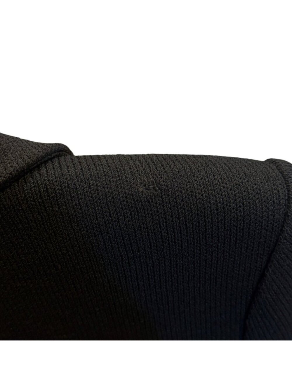 Vintage St John Knit Blazer Size 2 Black Gold Crested Buttons Old Money Nautical - Picture 10 of 14